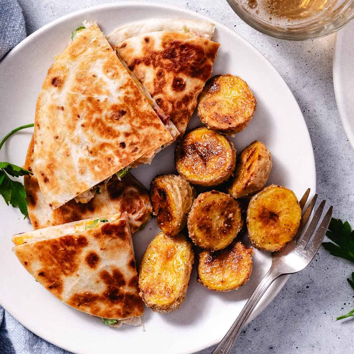 Tuna Melt on a Tortilla Recipe