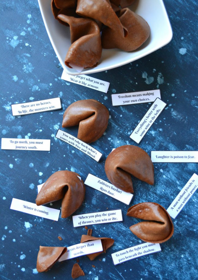 Game Of Thrones Chocolate Fortune Cookies