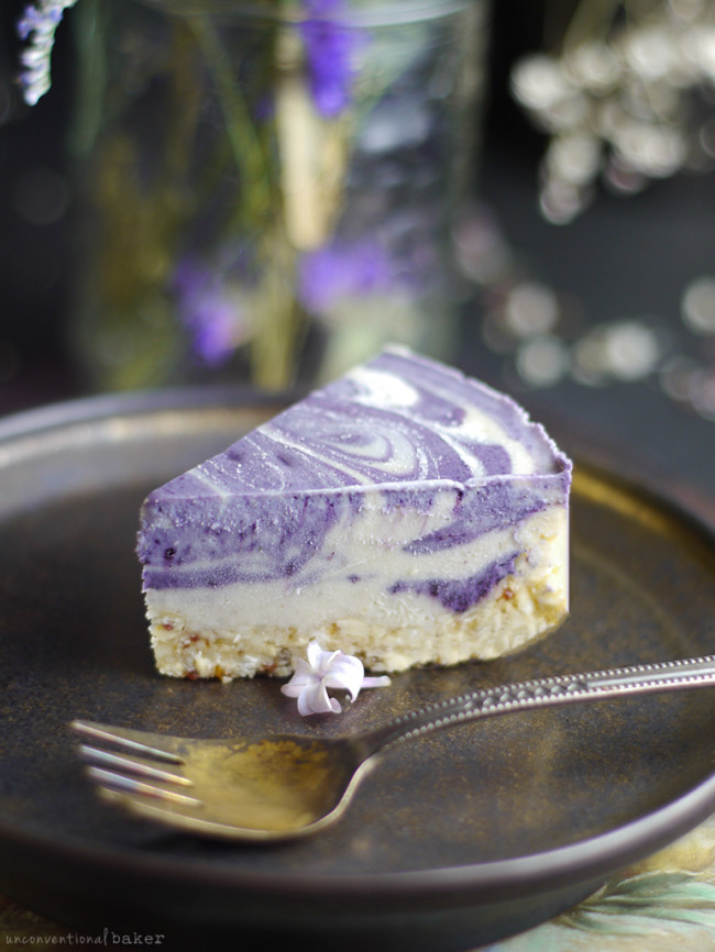 Lilac Dream Cheesecake - Made With Fresh Lilac Blossoms