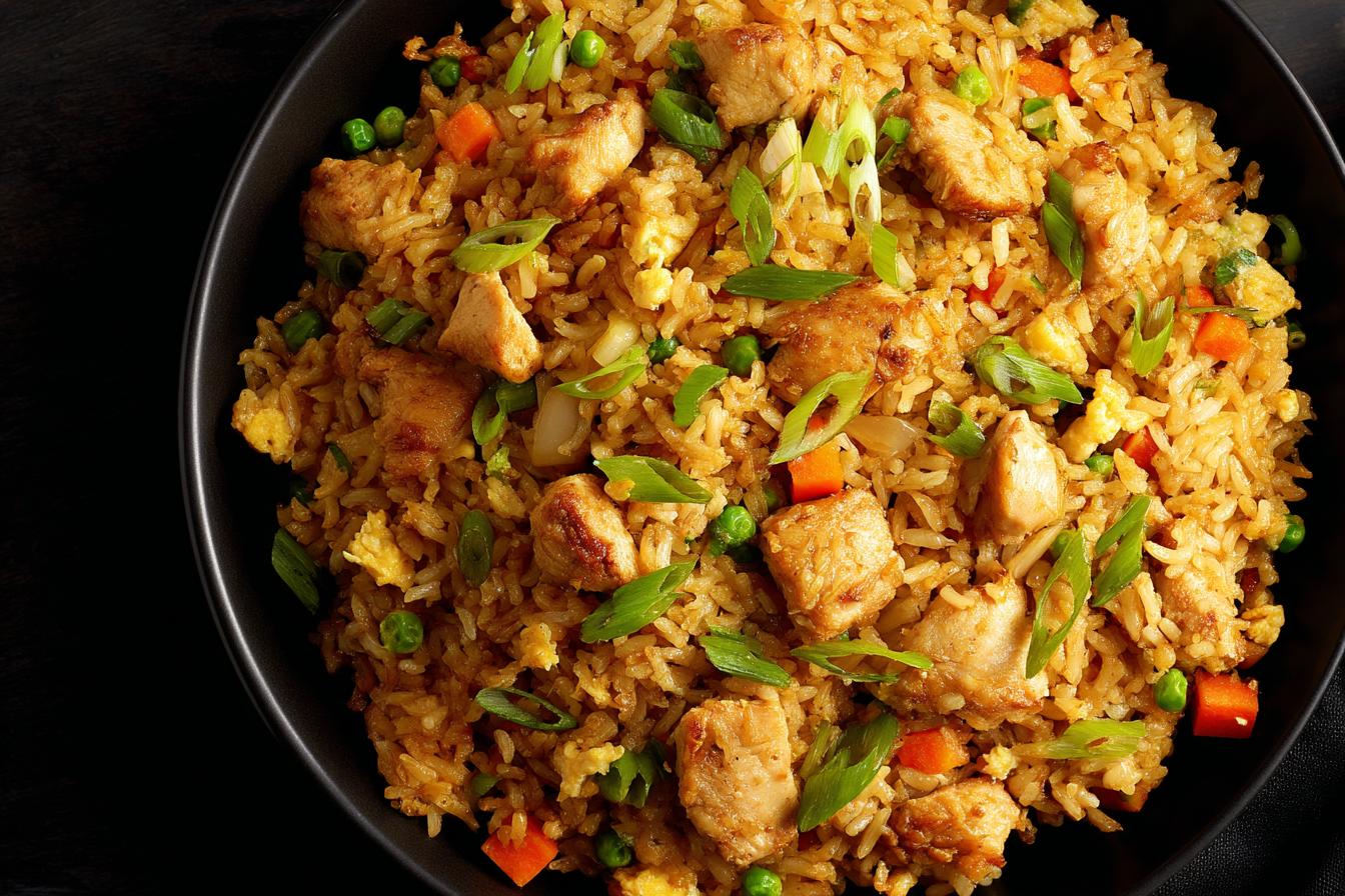 Blackstone Chicken Fried Rice