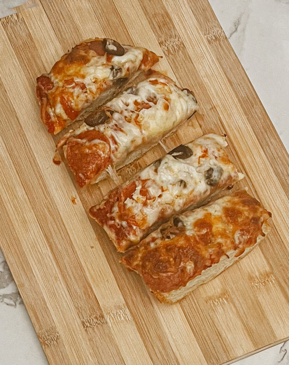 Homemade French Bread Pizza -