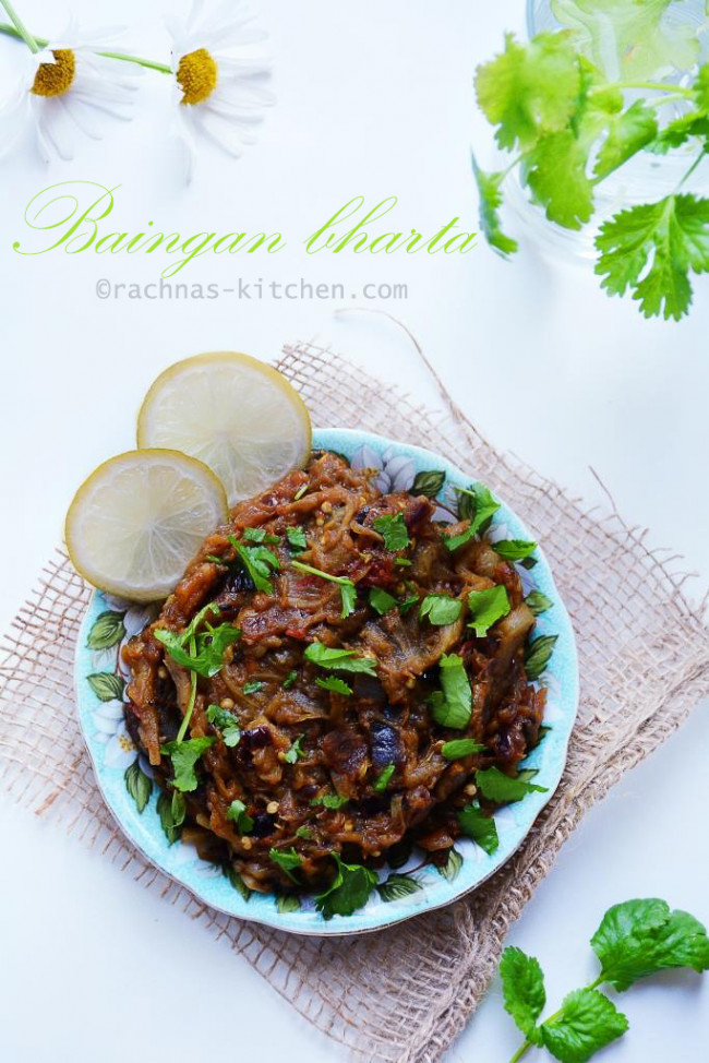 how to make baingan bharta, baingan bharta recipe