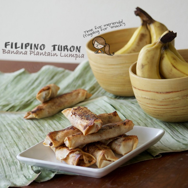 Filipino Turon  - Fried Banana Lumpia