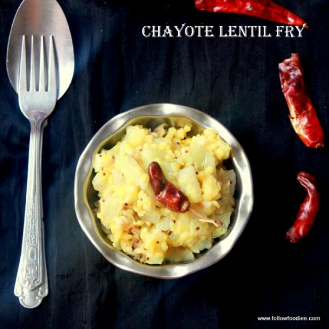 Chayote Fry Recipe