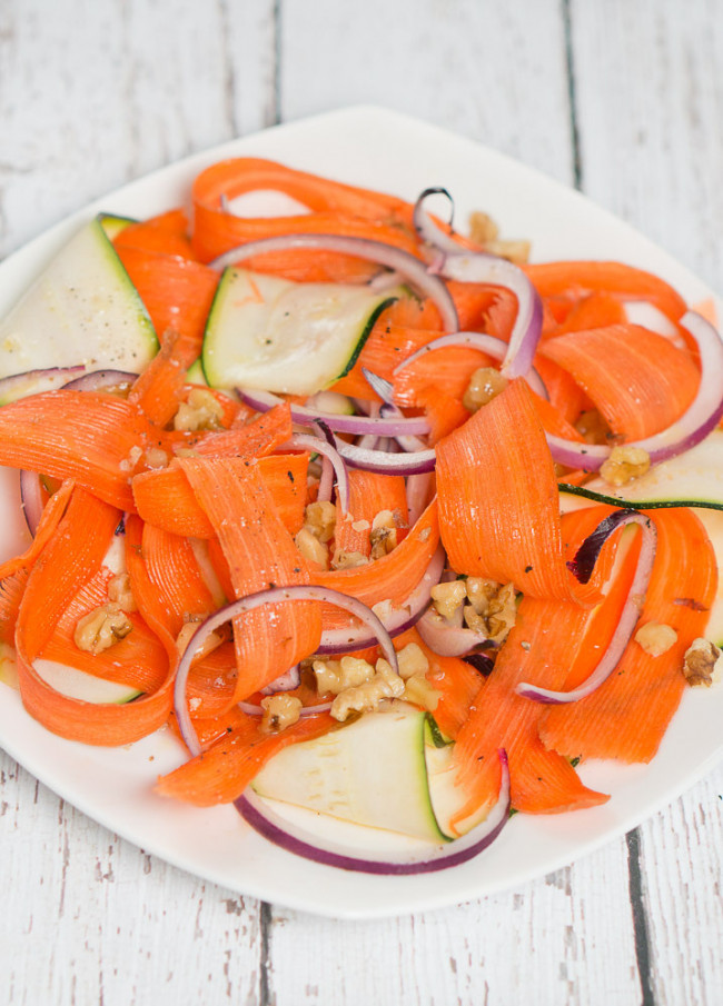 Carrots and Zucchini Salad