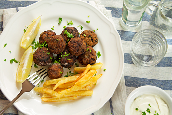Greek Traditional Meatballs- Keftedakia