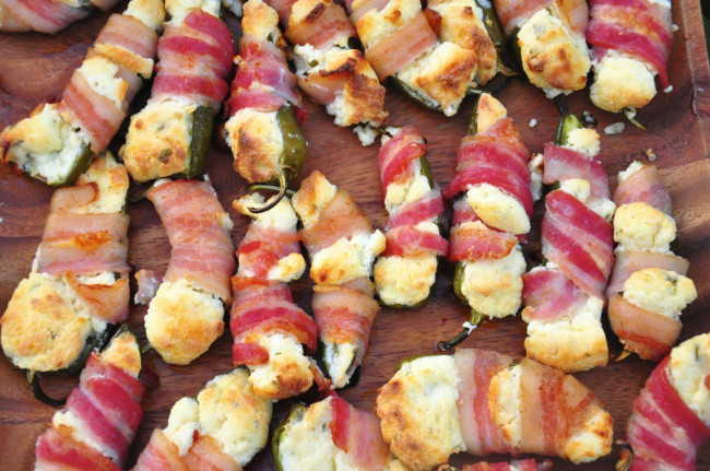 Bacon-Wrapped Cheese Jalapeños