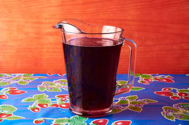Agua de Jamaica - Hibiscus Iced Tea