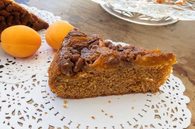 Gluten-Free Apricot Maple Butter Cake