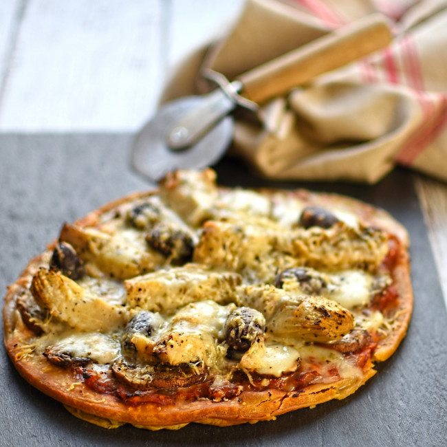 artichoke and taleggio pizza fritta 