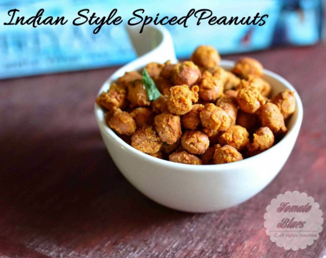 Microwave Masala Peanuts Recipe