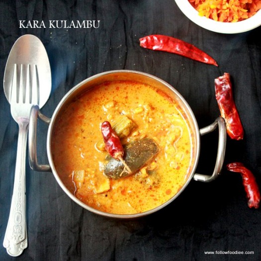South Indian Vegan Curry - Kara Kulambu