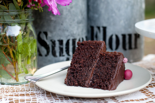Gluten-free Deep Chocolate Layer Cake