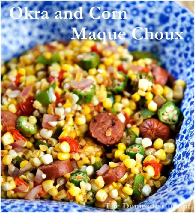 Okra and Corn Maque Choux