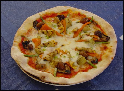 Exotic Vegetable Pizza