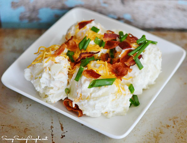 How to Make Baked Potato Salad with Bacon and Cheese!