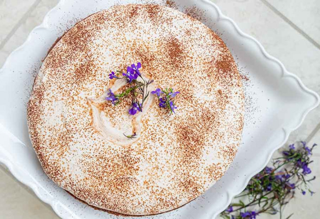 Gluten-free Baked Tiramisu Cheesecake