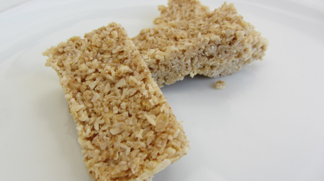 No Bake Coconut and Peanut Butter Bars