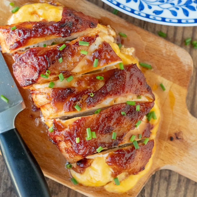 Bbq Bacon Wrapped Chicken