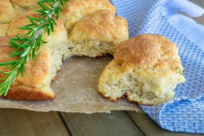 Best Pull Apart Soft Rolls With Rosemary - Gluten-free, Dairy-free