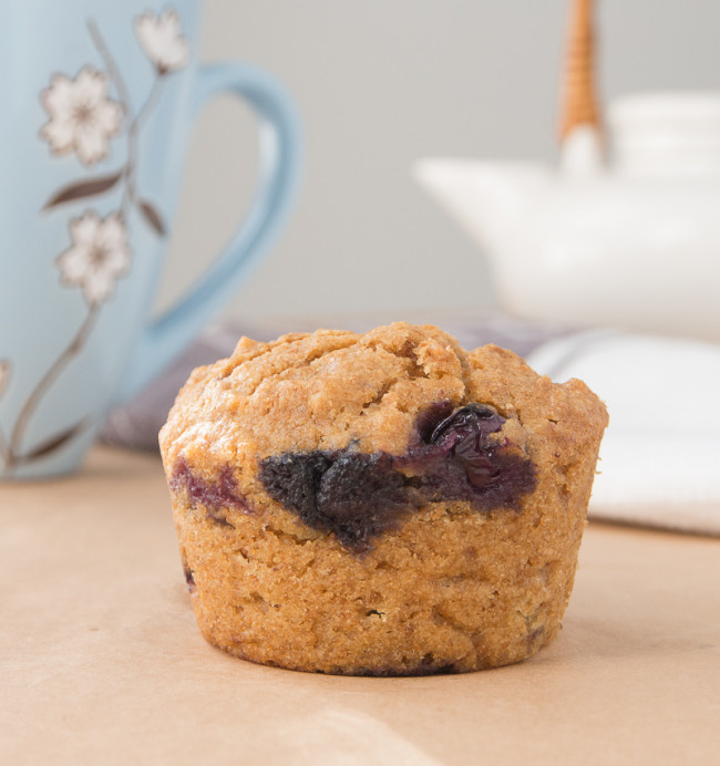 Blueberry bran muffins