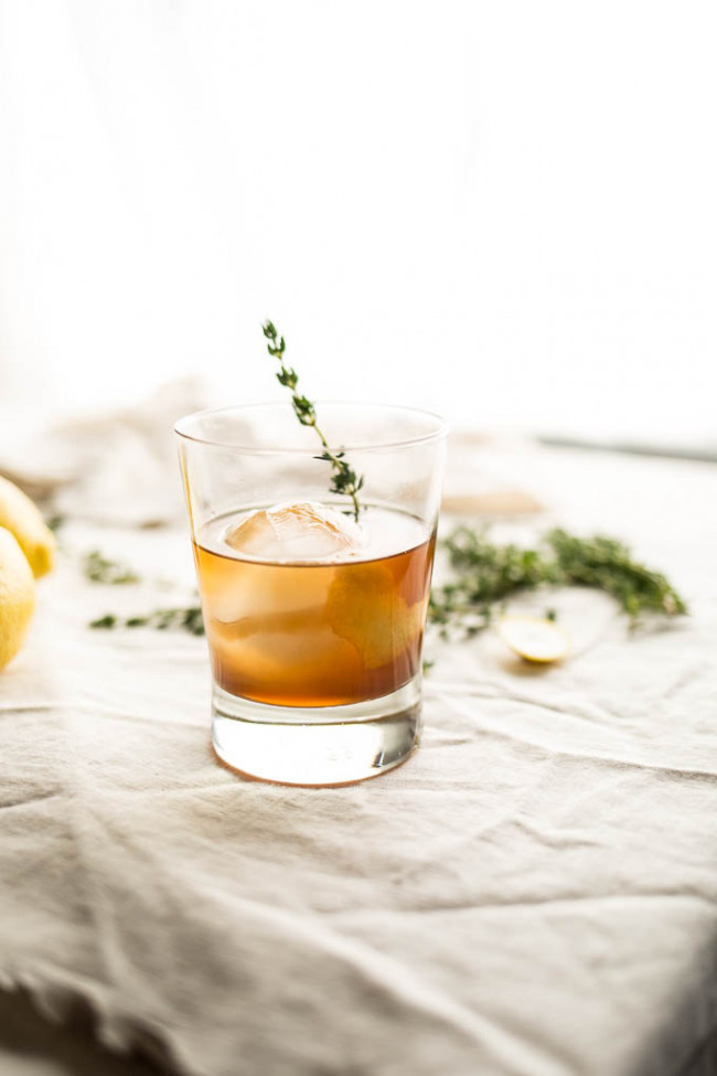 Bourbon Thyme Cocktail
