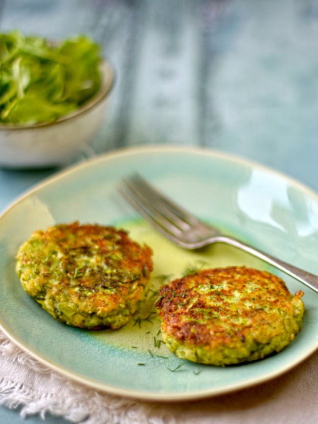 Broad Bean Dill And Mozzarella Fritters
