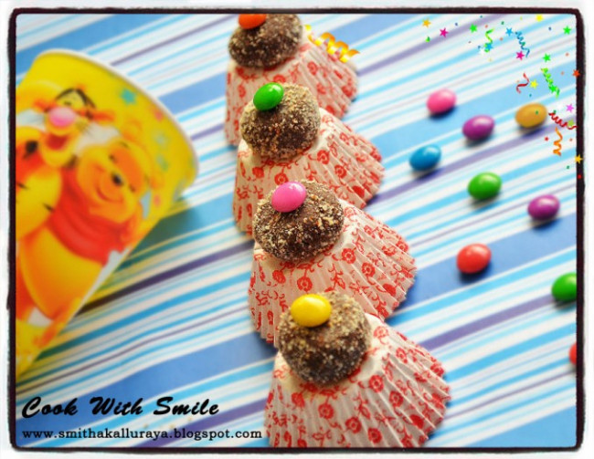 CHOCOLATE PEDAS - MARIE BISCUIT CHOCOLATE BALLS - NO COOK RECIPE FOR KIDS