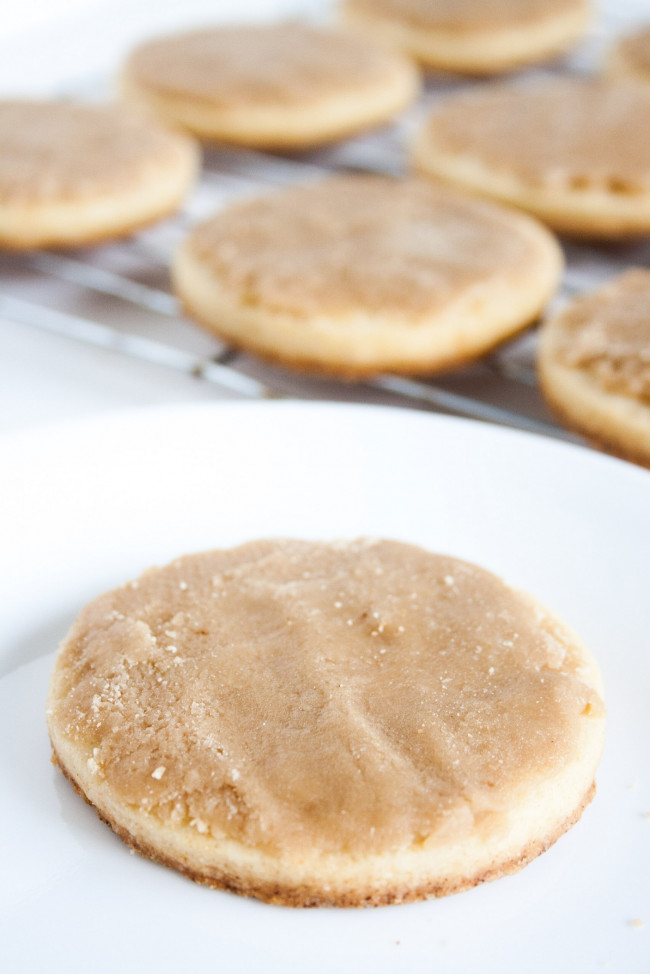 caramel glazed sugar cookies