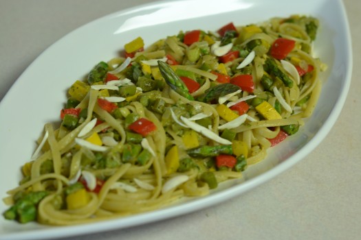 Mixed Vegetable Pasta with Mint