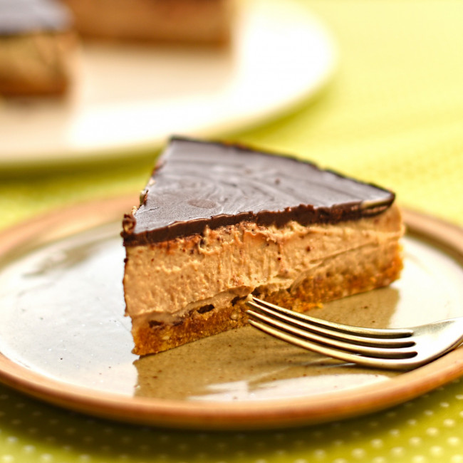 chestnut and chocolate tart