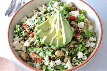 Chimichurri Quinoa Salad |vegetarian | gluten free