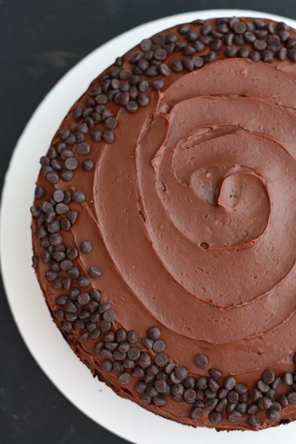 Our favorite chocolate birthday cake frosting!