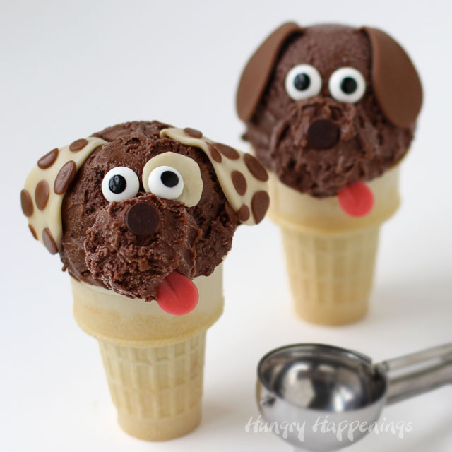 Chocolate Cashew Milk Ice Cream Cone Puppies