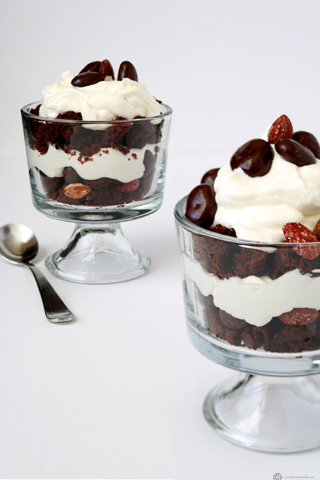 Chocolate Fruit and Nut Trifle with Dove Chocolate