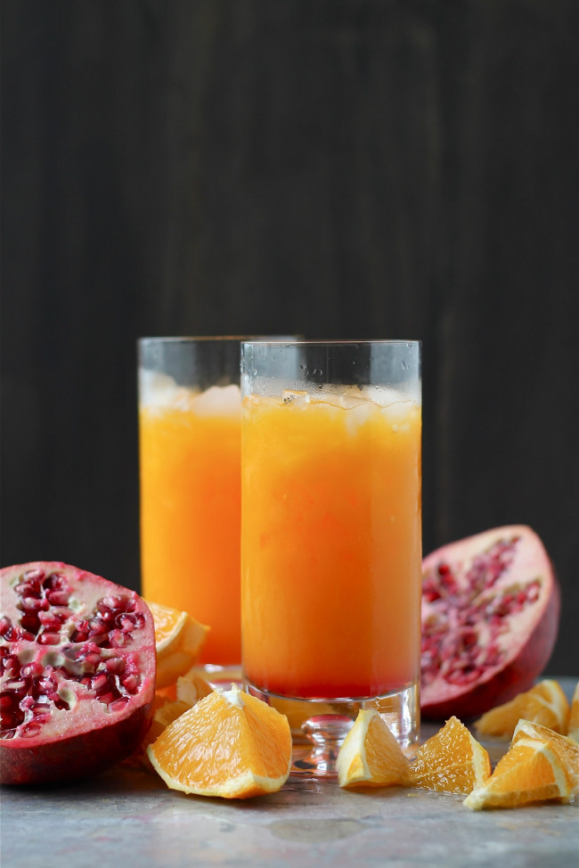 Clementine and Pomegranate Cocktail