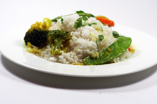 Coconut Curry Rice and Vegetables