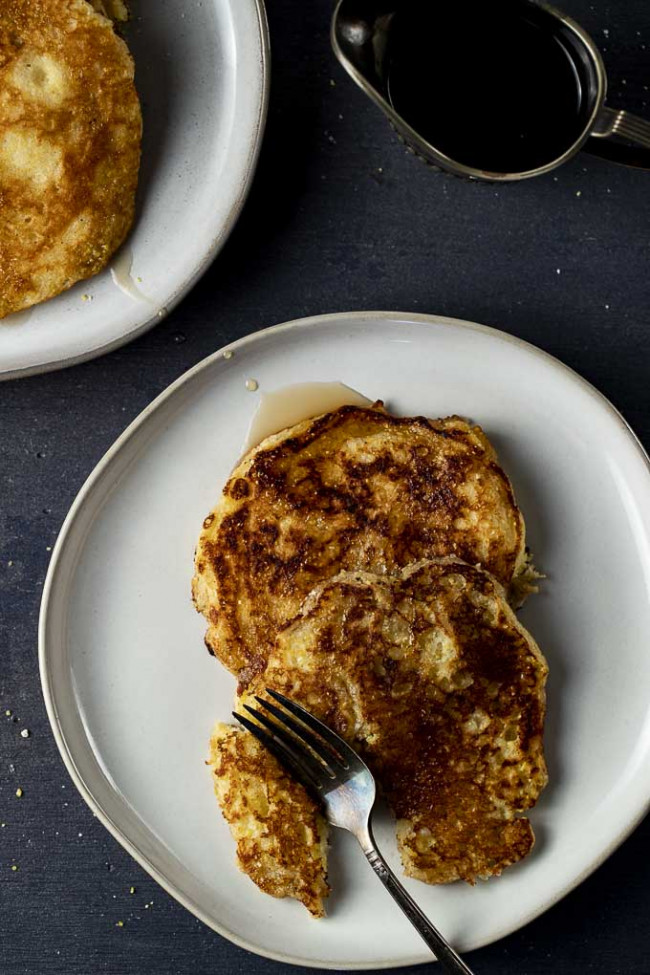 How To Make Cornmeal Pancakes 