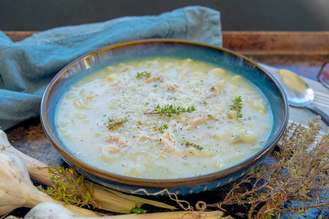 Cream Of Cauliflower Chicken & Potato Soup