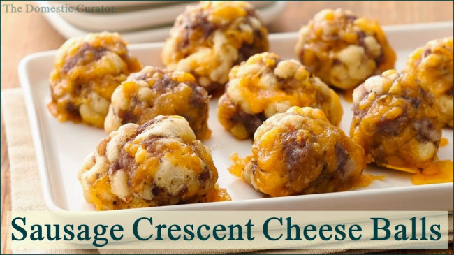 Sausage Crescent Cheese Balls