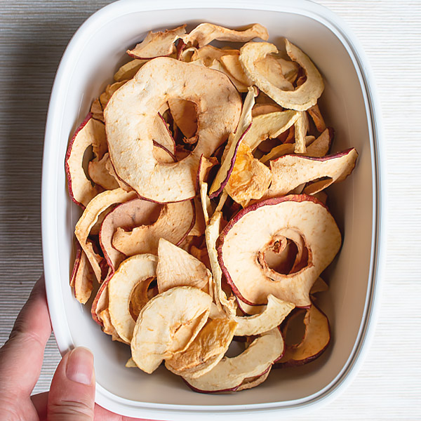 Dehydrated Apples 3 ways