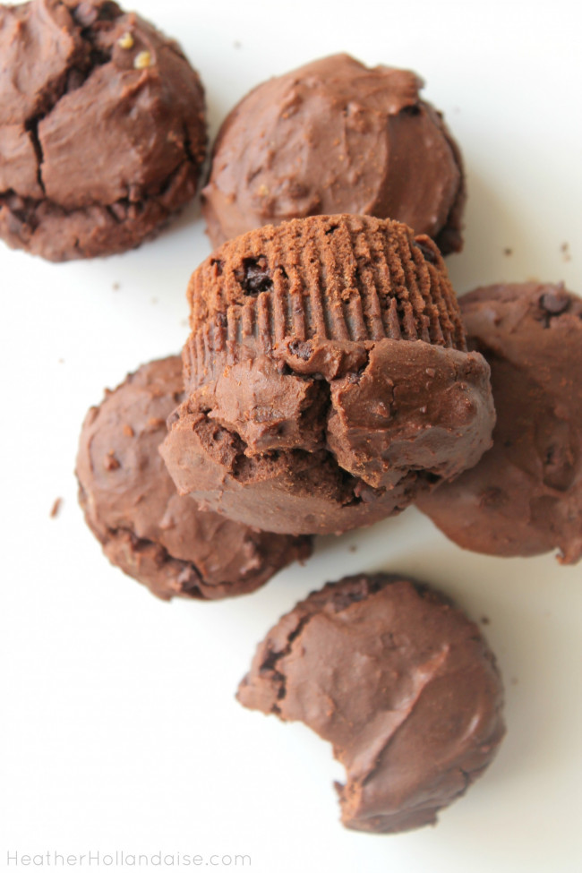 Double Chocolate Brownie Muffins