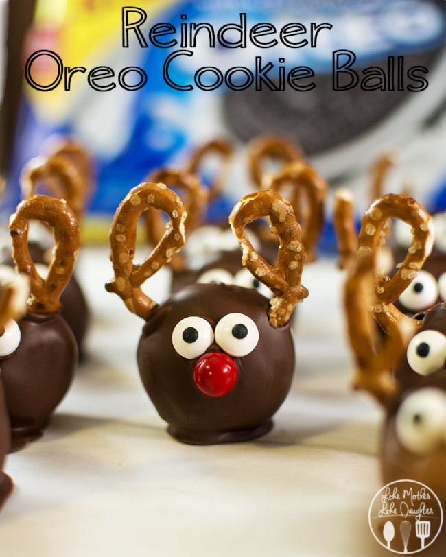 Reindeer Oreo Cookie Balls