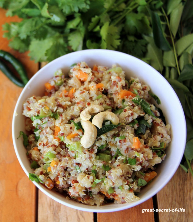 Quinoa upma - Qunioa Savory salad 