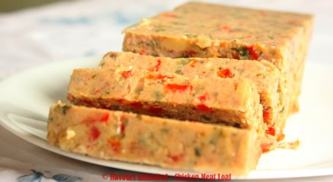 Zesty and Yummy Chicken Meat Loaf Recipe