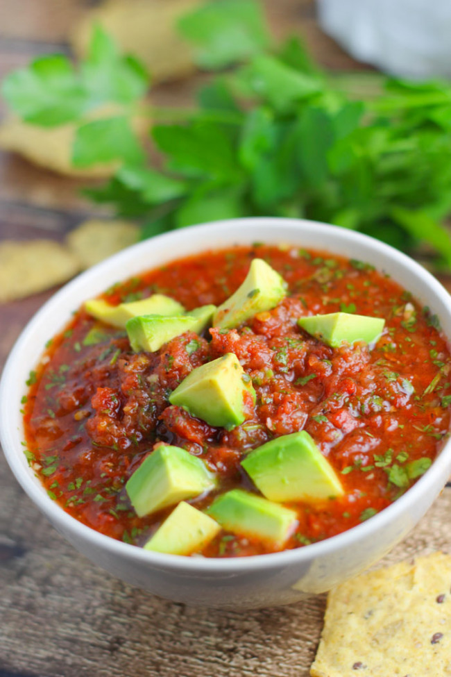 5 minute avocado chipotle salsa