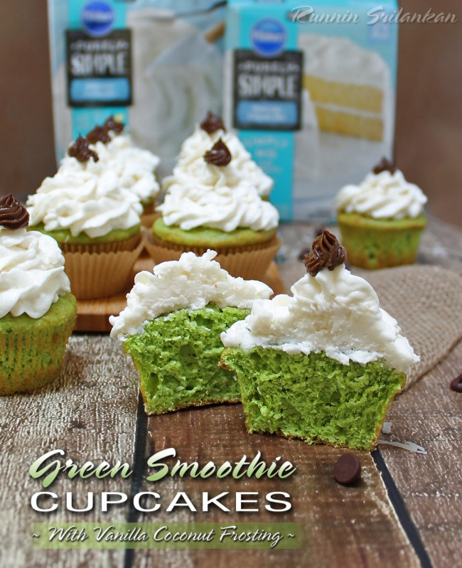 green smoothie cupcakes