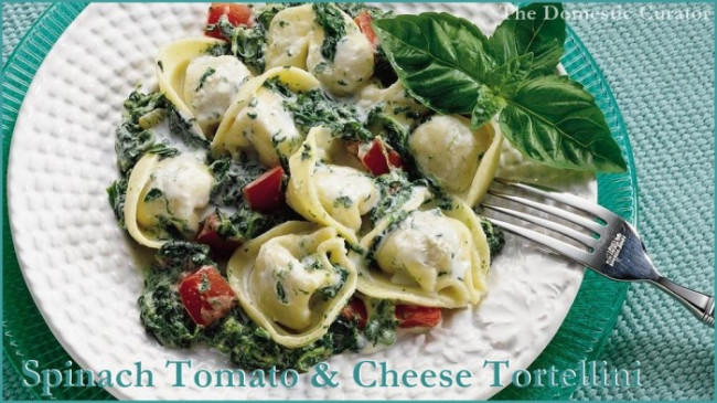 Spinach Tomato & Cheese Tortellini