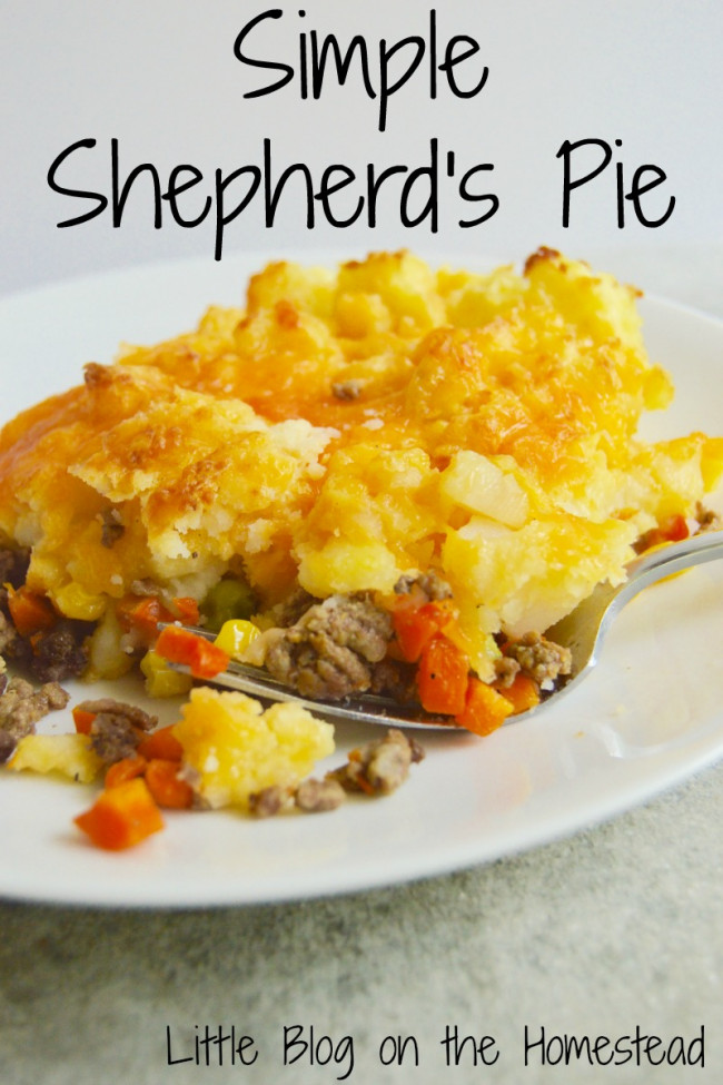 Simple Shepherd Pie