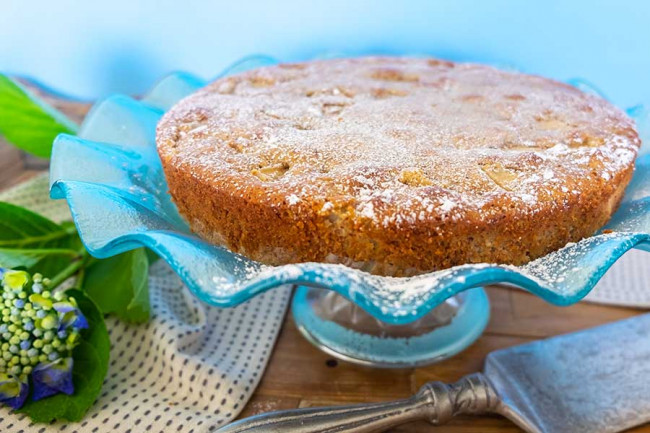 Gluten-free French Pear Cake